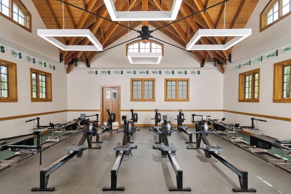 Skidmore Boathouse interior