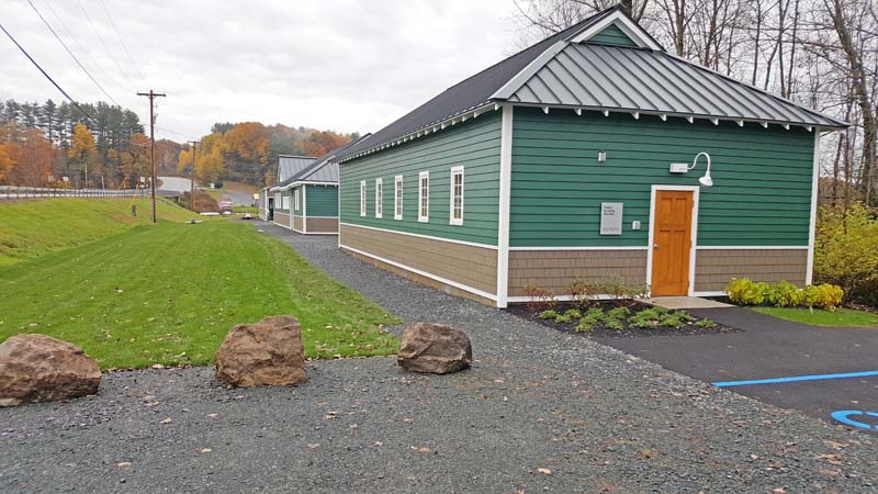 Skidmore boathouse exterior