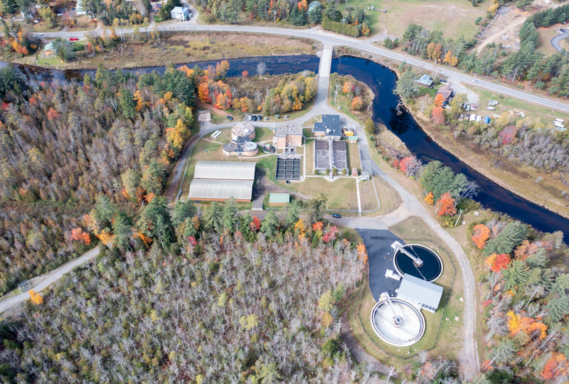 Saranac waste water plant