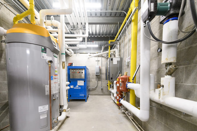 Scotia Fire Dept boiler room