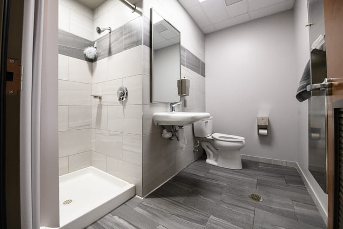 Scotia Fire Dept bathrooms