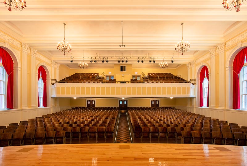 refurbished Ticonderoga CSD auditorium