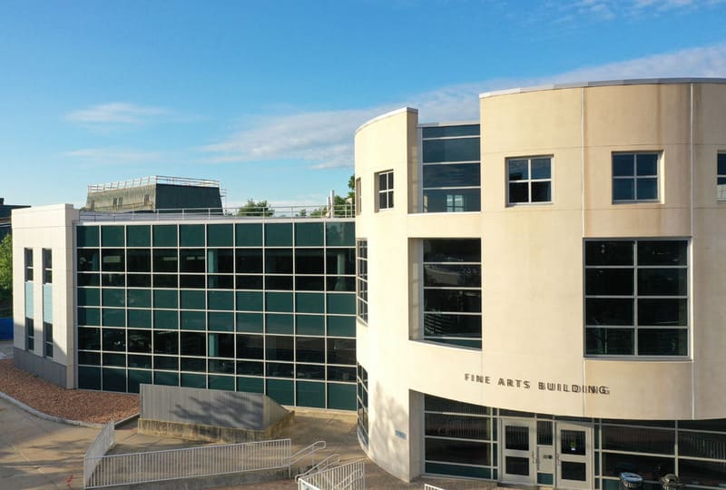 SUNY Fine Arts Building exterior