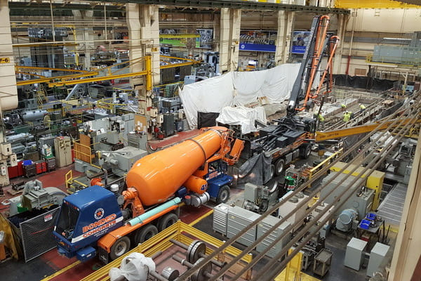 slotter foundation cement truck