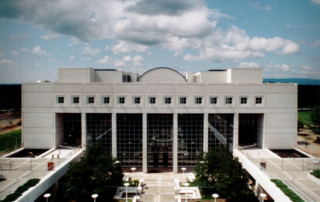 SUNY ALBANY Library exterior