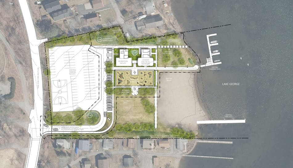 Veterans park rendering